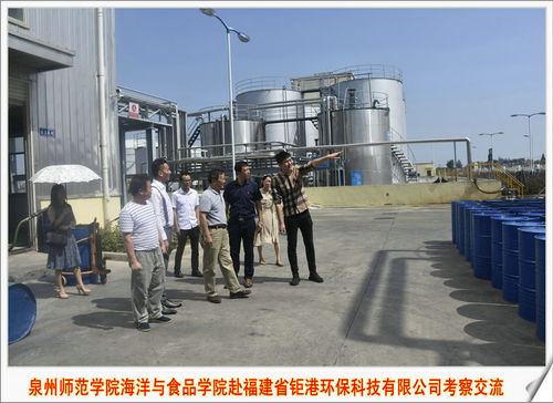海洋與食品學院專家團赴福建省鉅港環?？萍脊鹃_展技術交流，共促綠色食品與環保技術融合發展